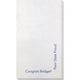 Corner Text Bamboo Luxe Guest Towels Image 8 of 11
